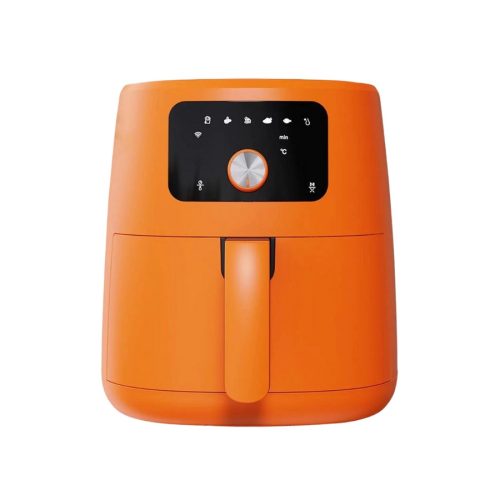 Lydsto XXL Airfryer 5L Nagy Kapacitású Okos Légsütő 1700w, Időzítő, Tapadásmentes bevonat, Extra grillrács, Kikapcsolási memória, Narancssárga